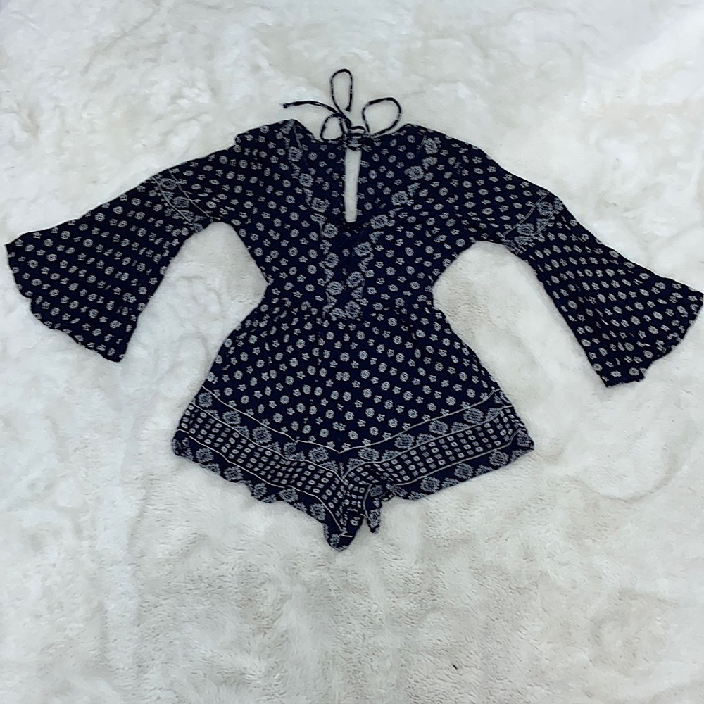 Short boho romper